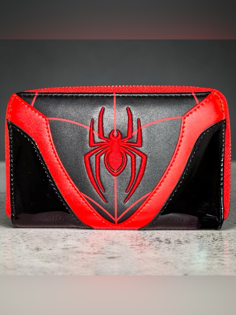 Marvel Loungefly Miles Morales Cosplay Zip Around Wallet